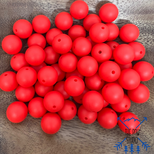 15mm Red beads