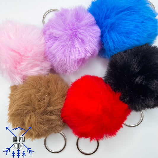 Pom Pom Keychains