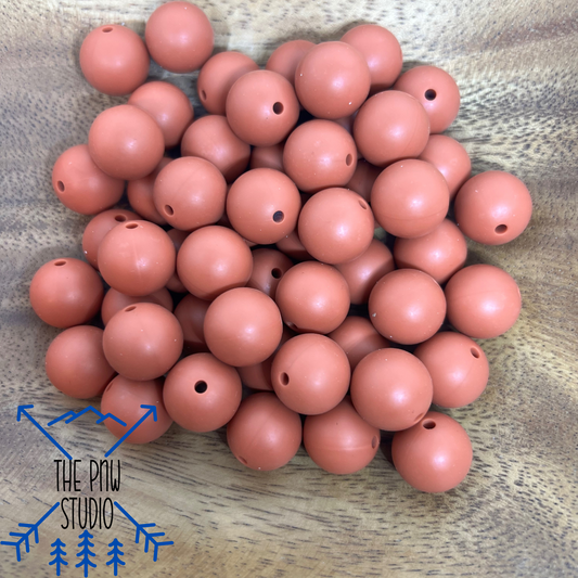 15mm Autumn glaze beads