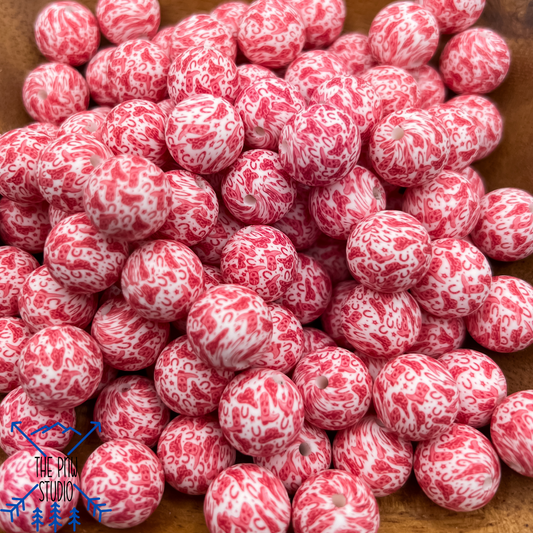 15mm Pink country girl bead