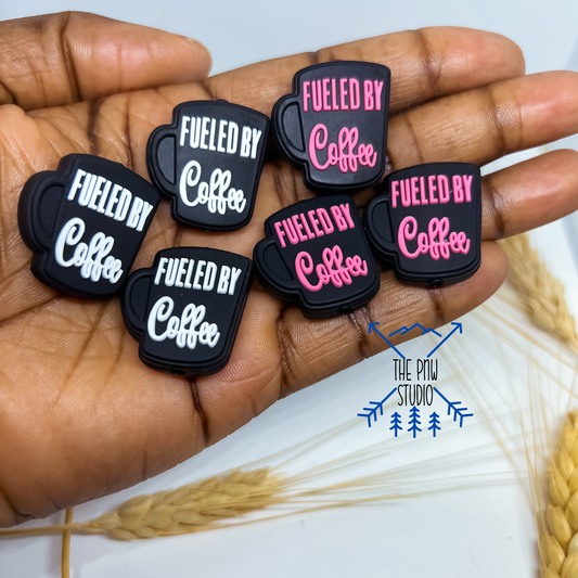 Fueled by Coffee focal bead